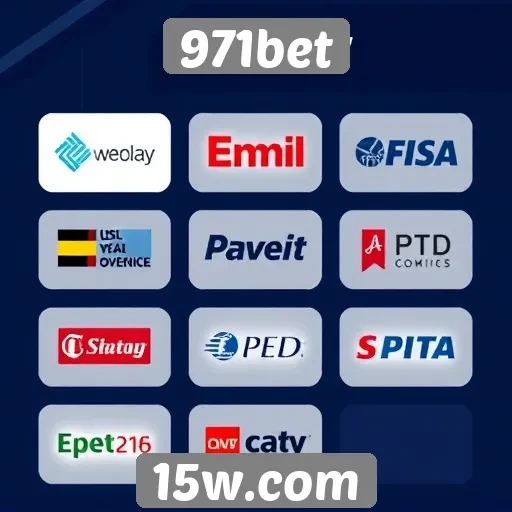 Opções de pagamento disponíveis no 971bet
